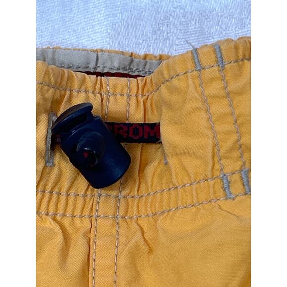 Vintage Abercrombie Swim Trunks Shorts 35 Orange Cargo Mesh Lined - Picture 4 of 9